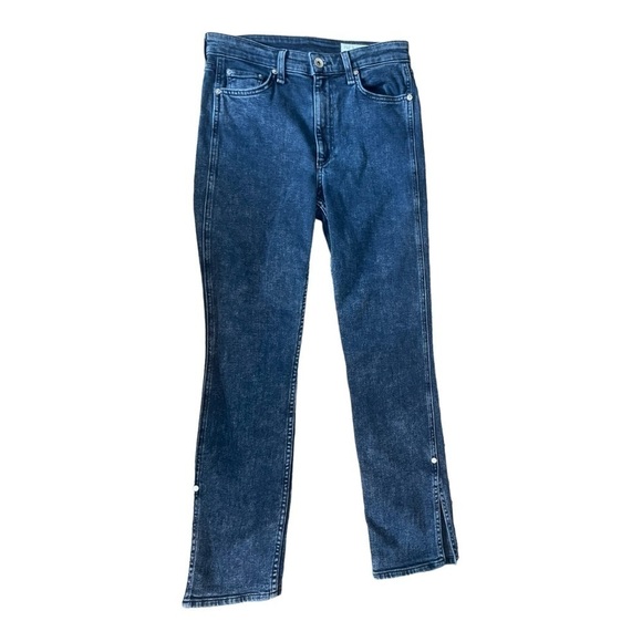 rag & bone Nina High-Rise Skinny Jeans 27 Denim Bridle Trail‎ - Picture 5 of 12